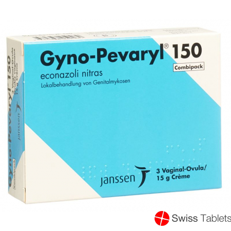Gyno Pevaryl 150 Kombipack Creme 15g + Ovula 3 buy online