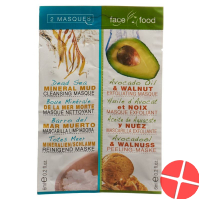 Face Food Gesichtsmaske Totes Meer Avocad 2x 6ml