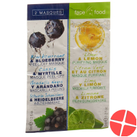 Face Food Gesichtsmaske Heidelbeer Zitron 2x 6ml