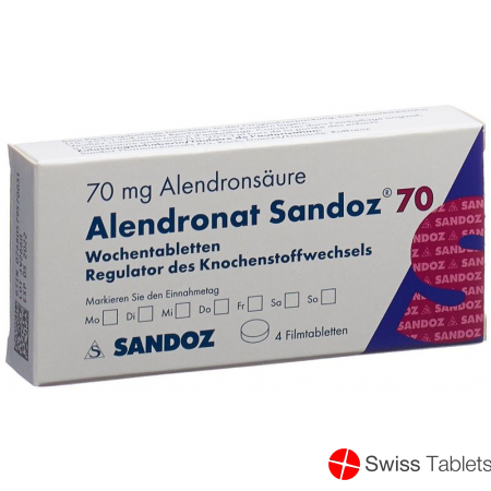 Alendronat Sandoz Filmtabletten 70mg (neu) 4 Stück buy online