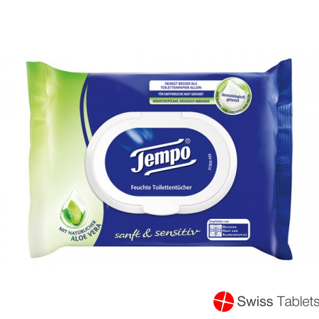 Tempo Feuchte Toilettentücher Sanft&sens 42 Stück buy online