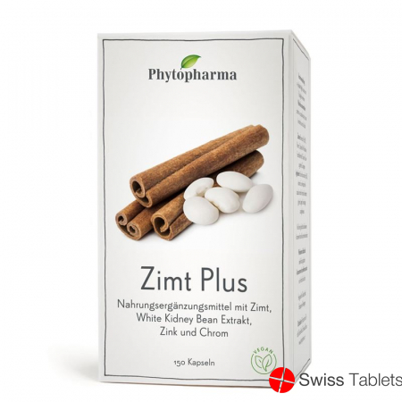 Phytopharma Zimt Plus Kapseln Dose 150 Stück buy online