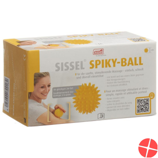 Sissel Spiky-Ball 8cm Gelb 2 Stück