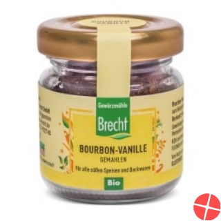 Brecht Bourbon-Vanille Gemahlen Bio Glas 15g
