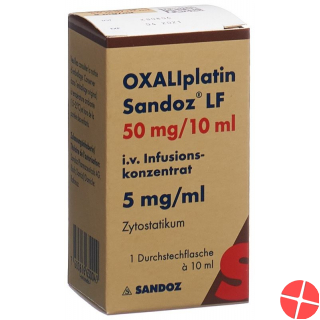 Oxaliplatin Sandoz Lf Infusionskonzentrat 50mg/10ml Vial