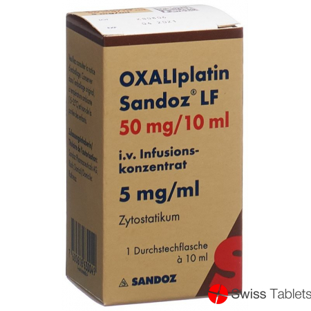 Oxaliplatin Sandoz Lf Infusionskonzentrat 50mg/10ml Vial buy online