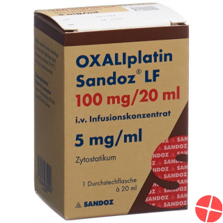 Oxaliplatin Sandoz Lf Infusionskonzentrat 100mg/20ml Vial