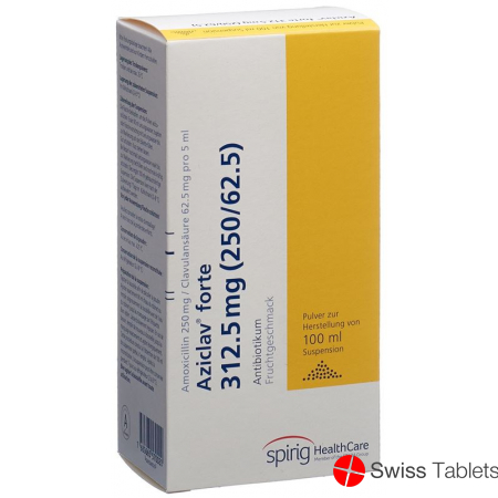 Aziclav Forte Pulver 312.5mg Suspension 100ml buy online
