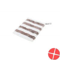 Ha-ra dishcloth 15/12cm brown-white