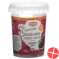 Morga Beluga-Linsen Erdb/basil Glutenfrei Bio 120g