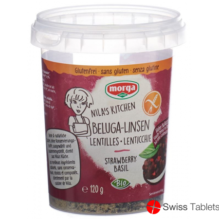 Morga Beluga-Linsen Erdb/basil Glutenfrei Bio 120g buy online