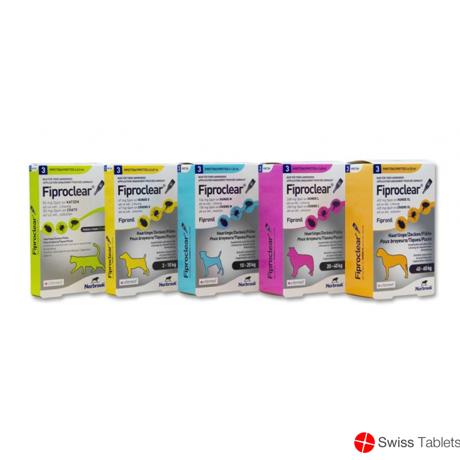 Fiproclear Spot-on Katzen Ad Us Vet. 3x 0.5ml buy online