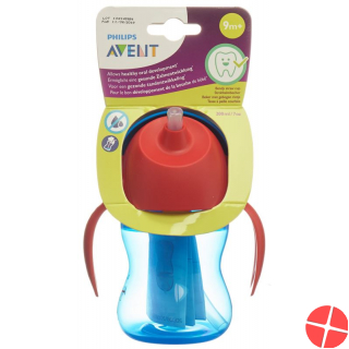 Avent Philips Straw Cup 200ml Boy Blue