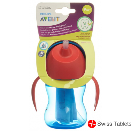 Avent Philips Straw Cup 200ml Boy Blue buy online