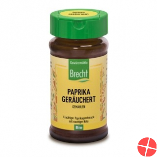 Brecht Paprika Geraeuchert Bio Glas 40g