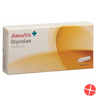 Amavita Glycolax Zäpfchen 18 Stück
