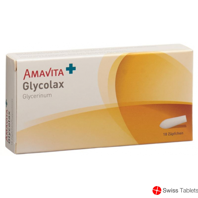 Amavita Glycolax Zäpfchen 18 Stück buy online