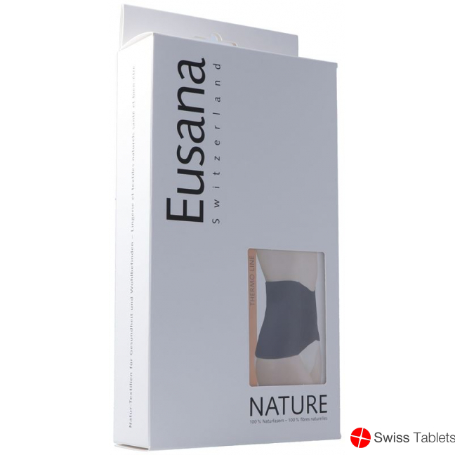 Eusana Kidney Warmer Anatomical Silk/Wool S Black buy online