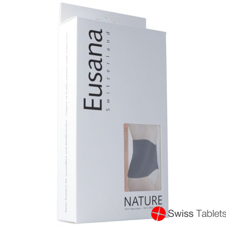 Eusana Kidney Warmer Anatomical Silk/Wool L Black buy online