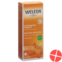 Weleda 100 ml sea buckthorn revitalizing care oil glass bottle Weleda 100 ml sea buckthorn revitalizing care oil glass bottle