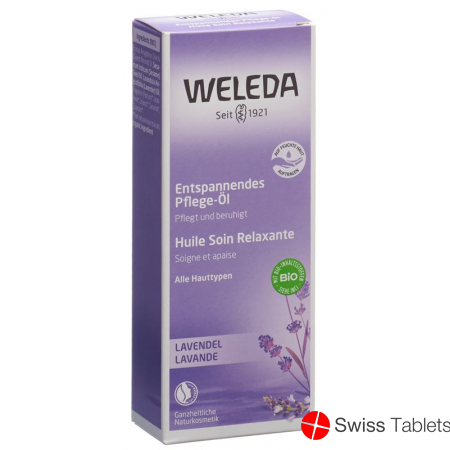 Weleda Lavender Relaxation Oil Glass Bottle 100ml buy online