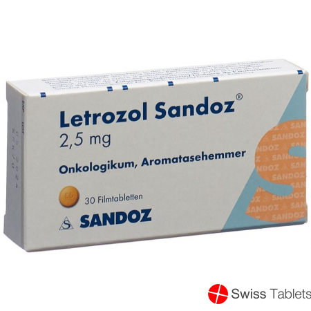 Letrozol Sandoz Filmtabletten 2.5mg 30 Stück buy online