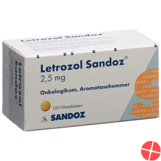 Letrozol Sandoz Filmtabletten 2.5mg 100 Stück