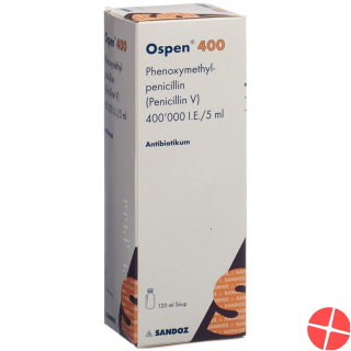 Ospen 400 Sirup 400000 Ie/5ml (neu) Flasche 120ml