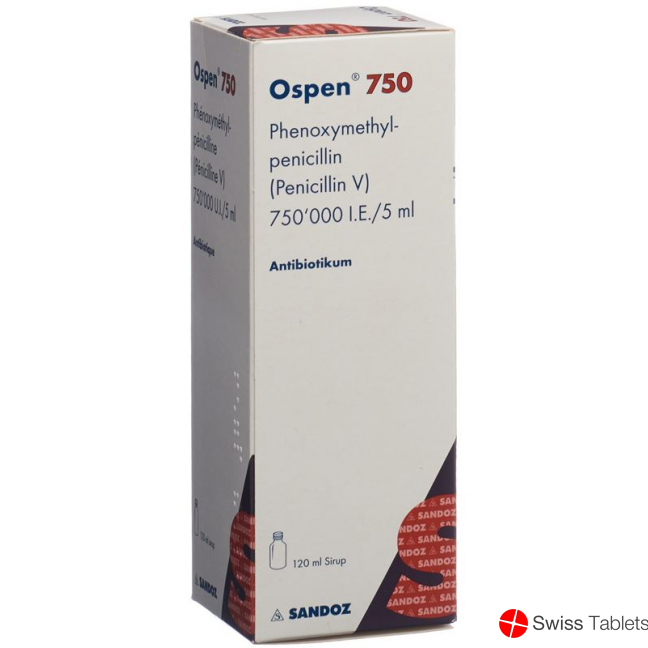 Ospen 750 Sirup 750000 Ie/5ml (neu) Flasche 120ml buy online