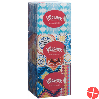 Kleenex Collection Kosmetiktue Wuerf Trio 3x 48 Stück Kleenex Collection Kosmetiktue Wuerf Trio 3x 48 Stück