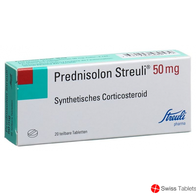 Prednisolon Streuli Tabletten 50mg 20 Stück buy online