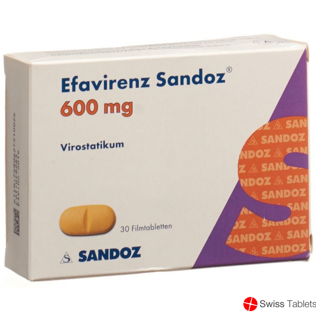 Efavirenz Sandoz Filmtabletten 600mg 30 Stück buy online