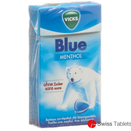 Vicks Blue ohne Zucker Box 40g buy online