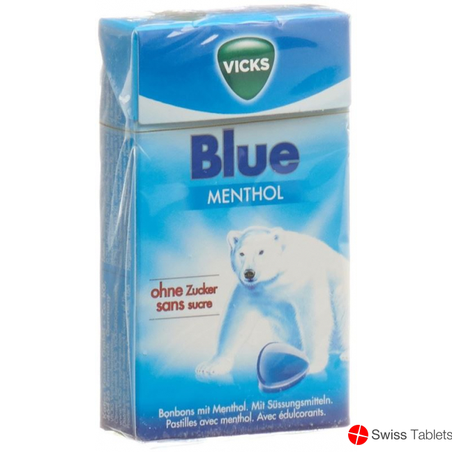 Vicks Blue ohne Zucker Box 40g buy online