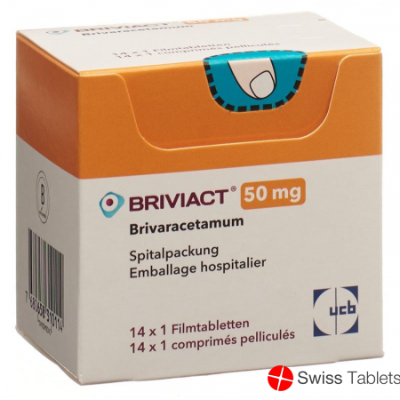Briviact Filmtabletten 50mg 14 Stück buy online