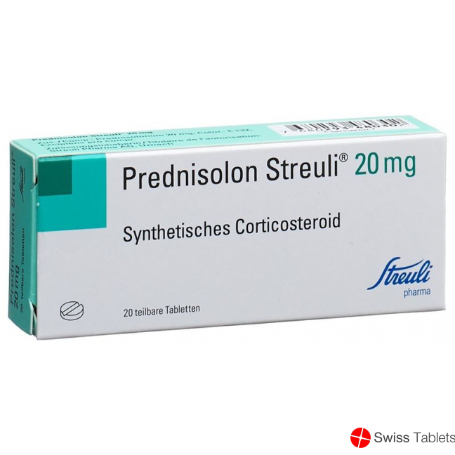 Prednisolon Streuli Tabletten 20mg 20 Stück buy online