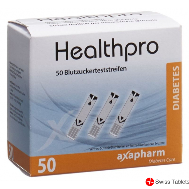 HEALTHPRO Blutzucker-Teststreifen