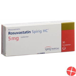Rosuvastatin Spirig HC Filmtabletten 5mg 30 Stück