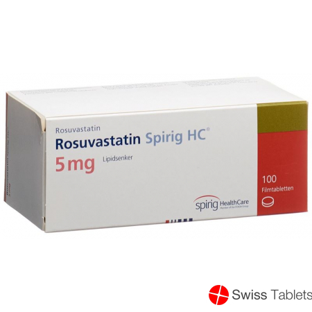 Rosuvastatin Spirig HC Filmtabletten 5mg 100 Stück buy online