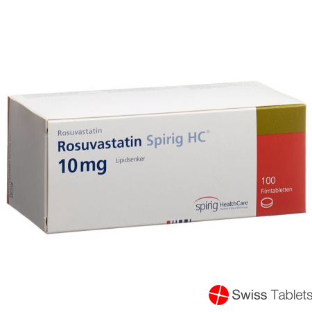 Rosuvastatin Spirig HC Filmtabletten 10mg 100 Stück buy online