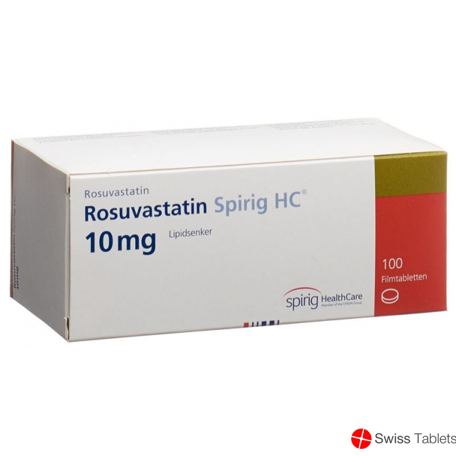 Rosuvastatin Spirig HC Filmtabletten 10mg 100 Stück buy online