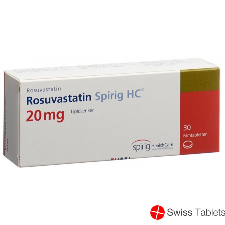 Rosuvastatin Spirig HC Filmtabletten 20mg 30 Stück buy online