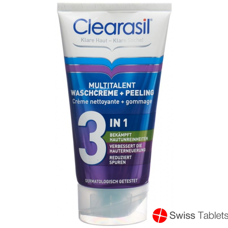 Clearasil Multitalent Waschcreme&peeling 150ml buy online