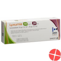 Lyxumia Injektionslösung 1x10 Mcg/1x20 Mcg Fertpen Set