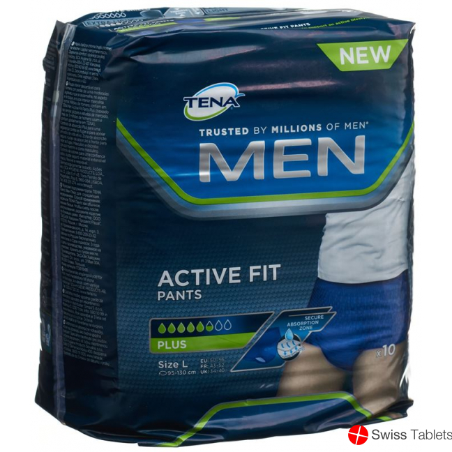 Tena Men Active Fit Pants L 10 Stück buy online
