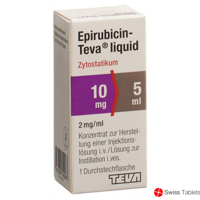 Epirubicin Teva Liquid 10mg/5ml Durchstechflasche buy online