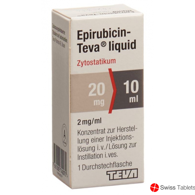 Epirubicin Teva Liquid 20mg/10ml Durchstechflasche buy online