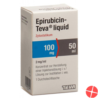 Epirubicin Teva Liquid 100mg/50ml Durchstechflasche