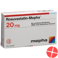 Rosuvastatin Mepha Lactab 20mg 30 Stück