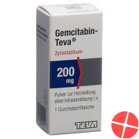 Gemcitabin Teva Trockensubstanz 200mg (neu) Durchstechflasche